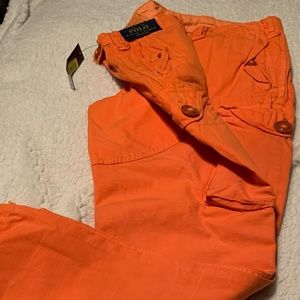 Orange polo cargo pants